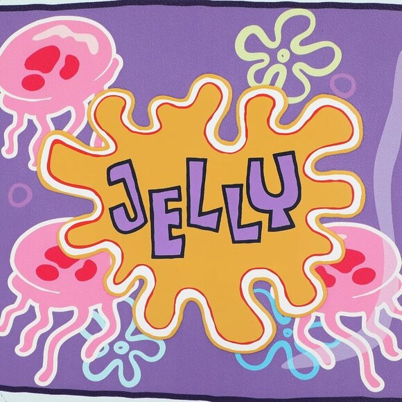 Colorful 12.5" Spongebob Crossbody Bag with Adjustable Strap & Zipper Pocket - Picture 6 of 7